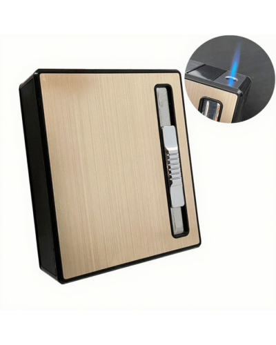 Портсигар-автомат с зажигалкой