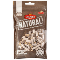 Фільтри для самокруток Guliwer Slim Bio UNBLEACHED (200 шт)