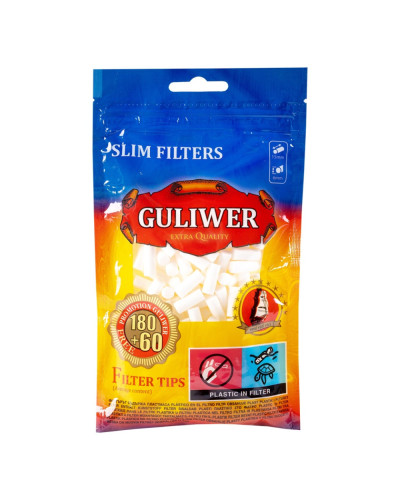 Фільтри для самокруток Guliwer Slim Filters (240 шт)