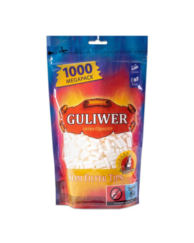Фільтри для самокруток Guliwer Slim Filters (1000 шт)