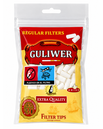 Фільтри для самокруток Guliwer Regular Filters (180 шт)
