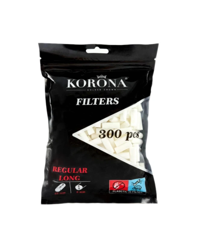 Фільтри для самокруток Korona Regular Long (300 шт)