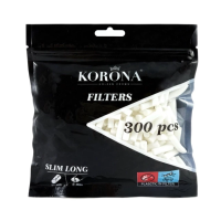 Фільтри для самокруток Korona Slim Long (300 шт)