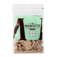 Фильтры для самокруток Mascotte Brown Paper Slim Long (120шт)