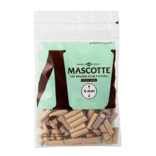 Фільтри для самокруток Mascotte Brown Paper Slim Long (120шт)