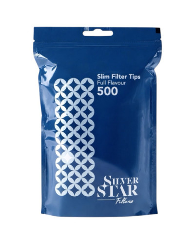 Фільтри для самокруток Silver Star Slim (500 шт)