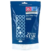 Фільтри для самокруток Silver Star Slim (1000 шт)