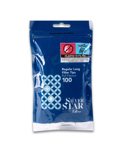 Фільтри для самокруток Silver Star Regular Long (100 шт)