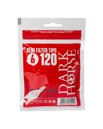 Фільтри для самокруток Dark Horse Slim (120 шт)