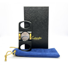 Гільйотина для сигар з підставкою Lubinski (Чорна)