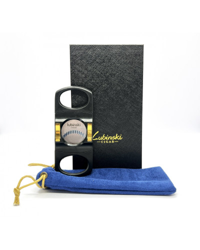 Гільйотина для сигар з підставкою Lubinski (Чорна)