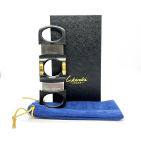 Гільйотина для сигар з підставкою Lubinski (Чорна)