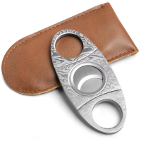 Гільйотина для сигар з чохлом (Срібляста)