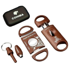 Набір для сигар Montecristo 3 в 1 у кейсі (дирокол, 2 гільйотини) 