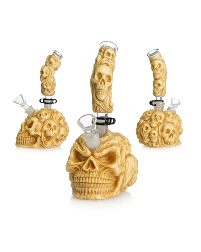 Бонг скляний Classic Skull 25 см