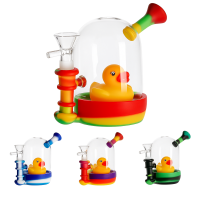 Бонг Duck (силікон + скло) 13 см