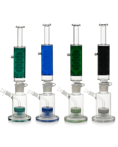 Бонг стеклянный Freezable coil 48 см