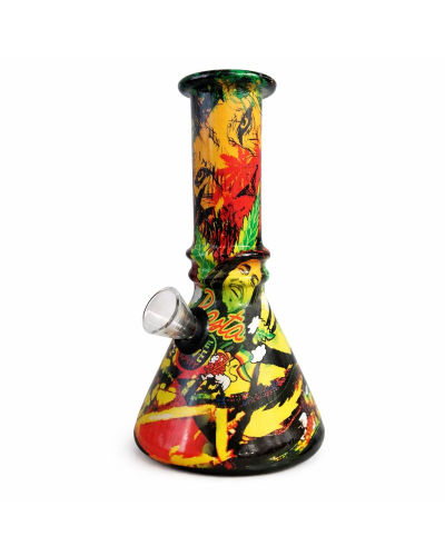 Бонг скляний "Rasta" 15 см