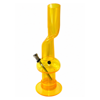 Бонг акриловый "Twist" 33 см Оранжевый