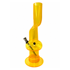 Бонг акриловый "Twist" 33 см Оранжевый