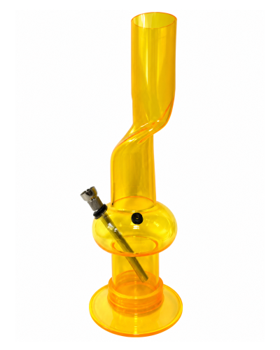 Бонг акриловий "Twist" 33 см Помаранчевий