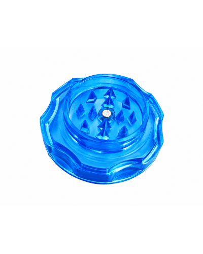 Бонг акриловый с гриндером 15 см Синий