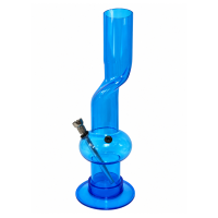 Бонг акриловый "Twist" 33 см Синий