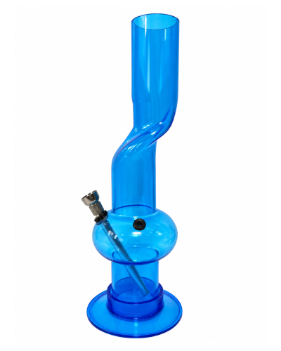 Бонг акриловий "Twist" 33 см Синій