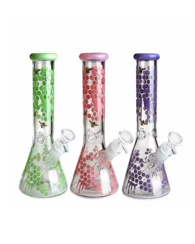 Бонг скляний "HoneyBee Beaker" (25 cm)