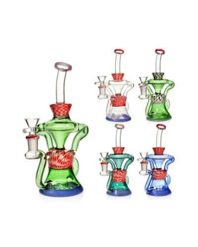 Бонг стеклянный "Recycler Make" (22cm)