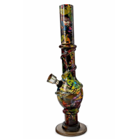 Бонг акріловий Графіті (20 cm)