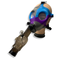 Бонг-маска Gas Mask синьо-фіолетова