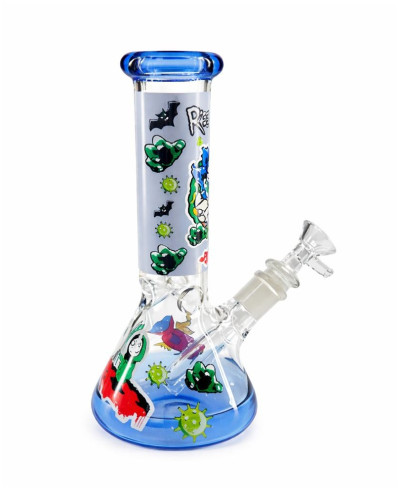 Бонг скляний "Rick and Morty Bee" (25 cm)