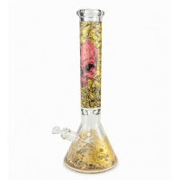 Бонг скляний "Golden Scull" (42 cm)