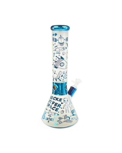 Бонг стеклянный "Rocke Outfer Space" (35 cm)