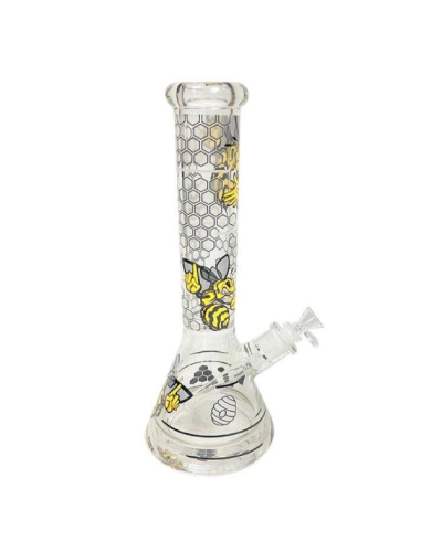 Бонг стеклянный "Bumblebee" (37 cm)