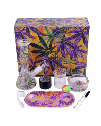 Подарунковий набір для куріння "Cannabis" 11 предметів