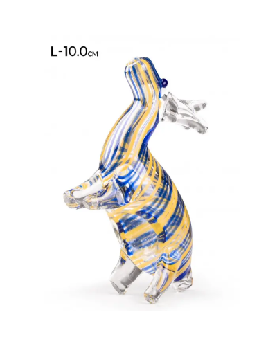 Трубка курильна скляна "MISTIQ" (10 см) Олень