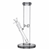 Бонг скляний Classic Small Tube 26 см Сірий