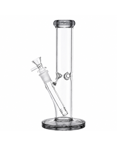 Бонг скляний Classic Small Tube 26 см Сірий