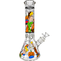 Бонг стеклянный "Cartoon Weed Trip" 35 см 