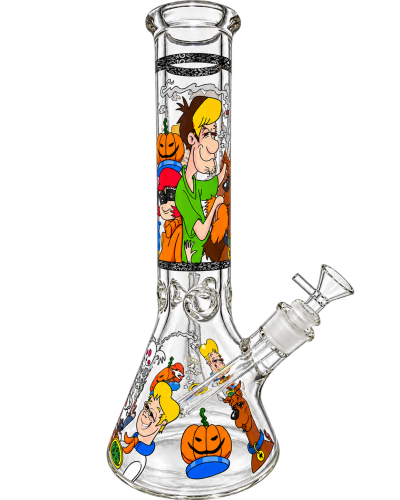 Бонг стеклянный "Cartoon Weed Trip" 35 см