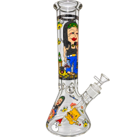 Бонг стеклянный "Cartoon Weed Trip" Simpsons 35 см 
