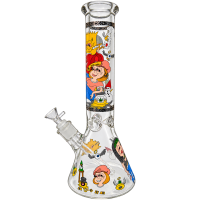 Бонг стеклянный "Cartoon Weed Trip" Simpsons 35 см 