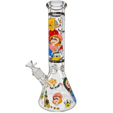 Бонг скляний "Cartoon Weed Trip" Simpsons 35 см 