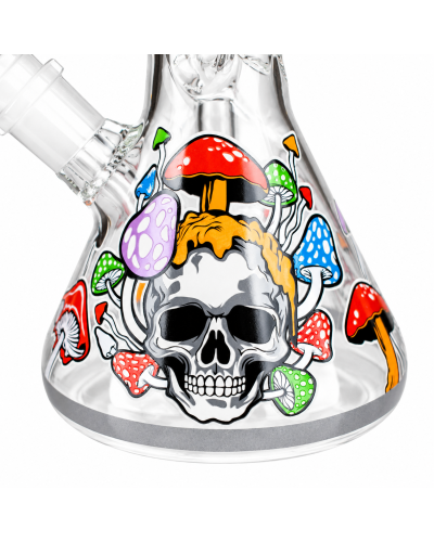 Бонг скляний "Acid Mushroom Skull" (26 cm) Бонг скляний "Acid Mushroom Skull" (26 cm)