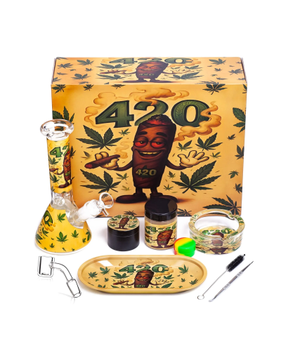 Подарунковий набір для куріння "420" 11 предметів