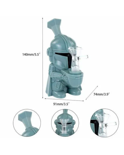 Бонг силіконовий "Mandalorian" 15 см
