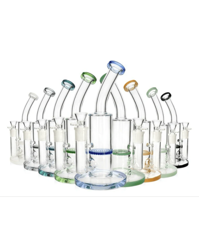 Бонг стеклянный "Small Honeycomb Bent" (24 cm)