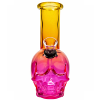 Бонг скляний "Череп" 15 см